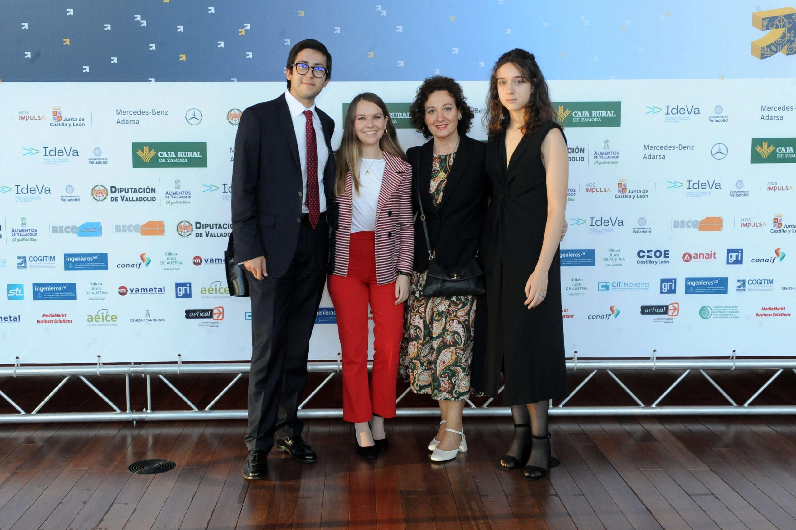 Pablo Sáenz, Claudia Escribano, Mamen Torres y Paloma Escribano