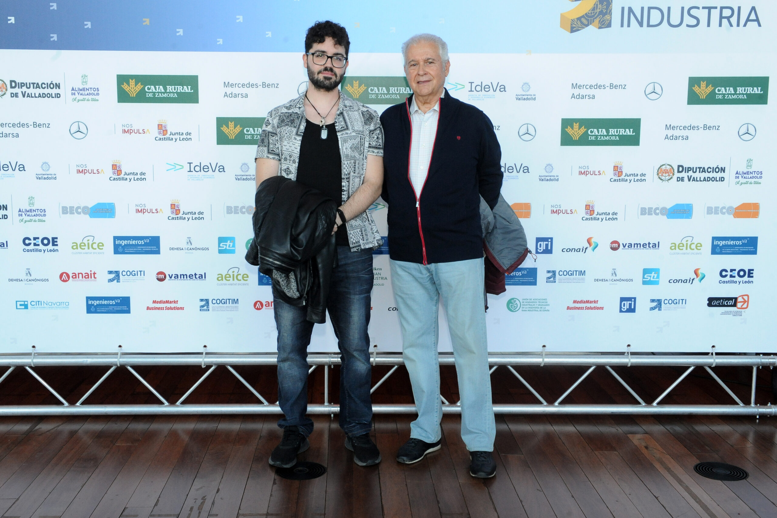 César Cebrián Manso y Adolfo Manso Alonso, colegiado de ingenierosVA
