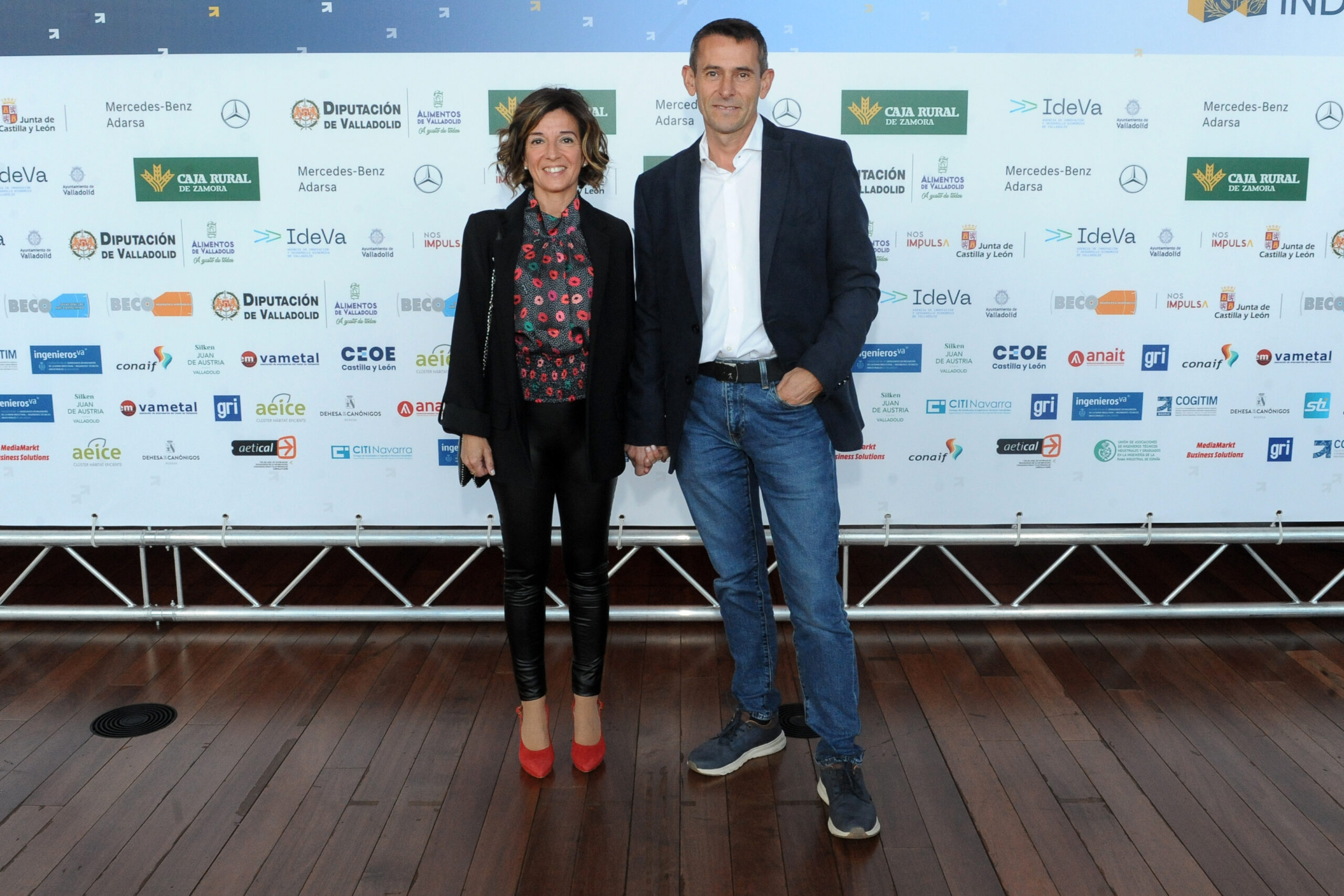 María Jesús Marcos y Jesús Acuña, colegiado de ingenierosVA