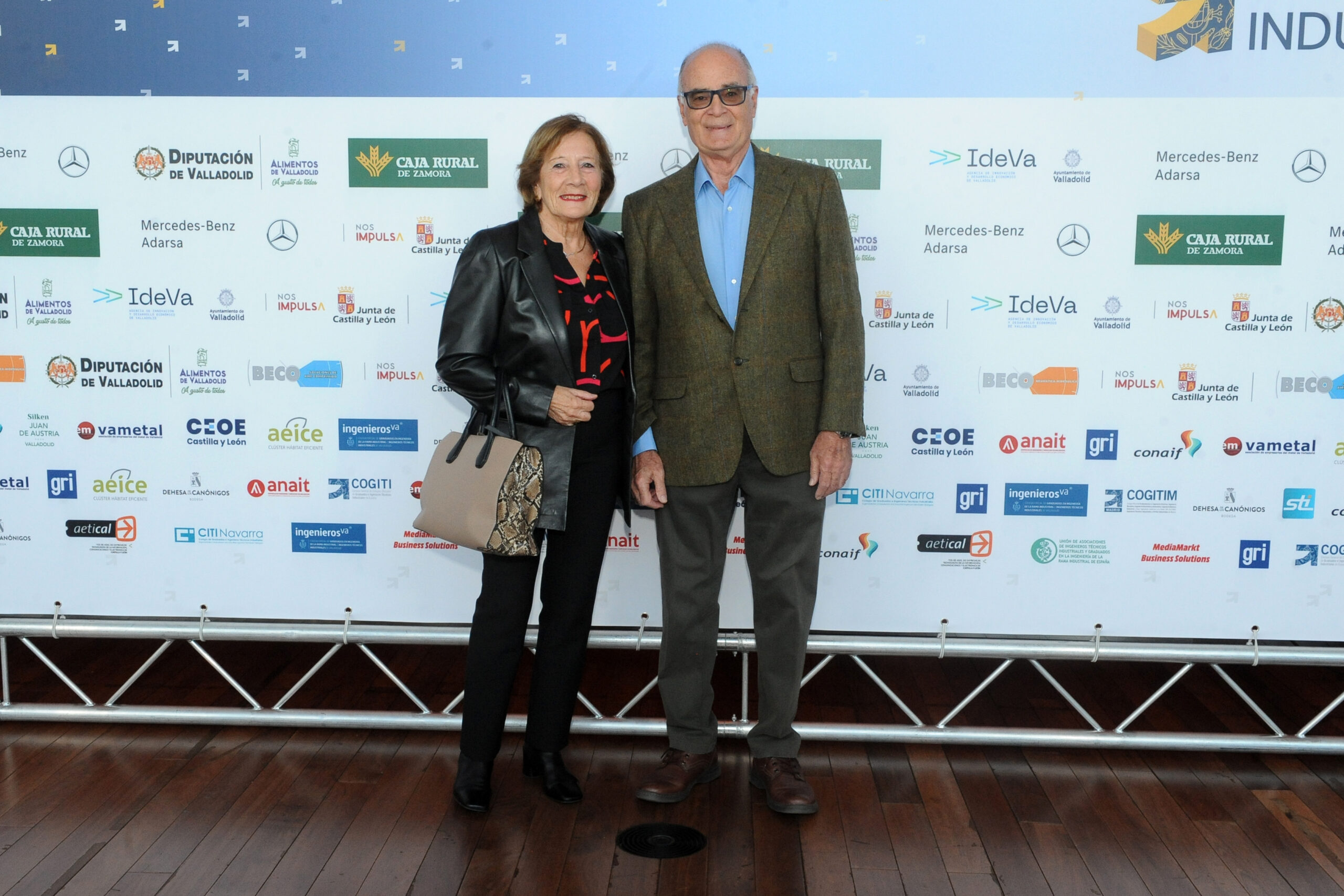Bienvenida Blázquez y Francisco Rey, colegiado de ingenierosVA