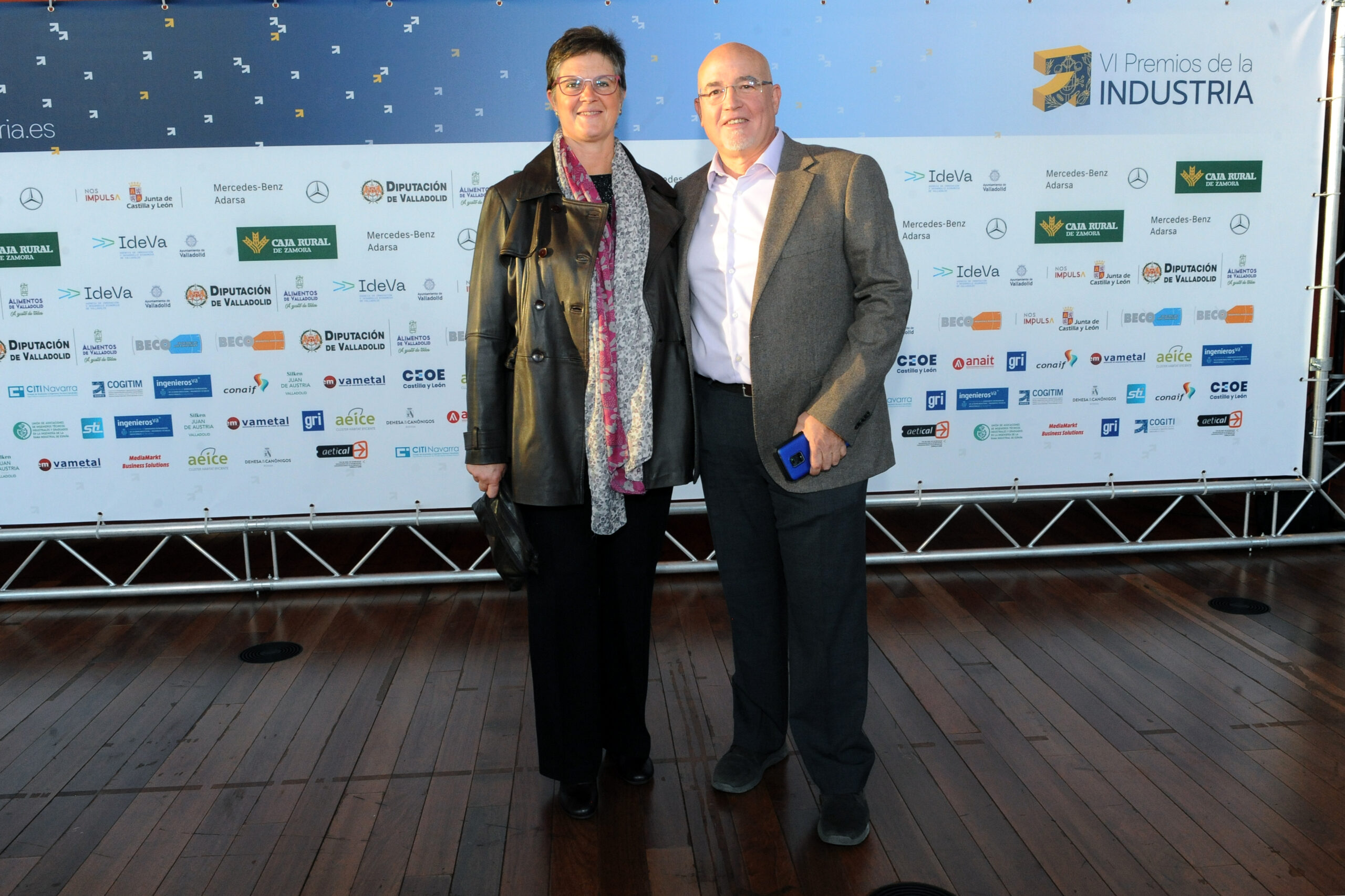 Cristina García y José Gradín, de Abadía Retuerta y colegiado de ingenierosVA