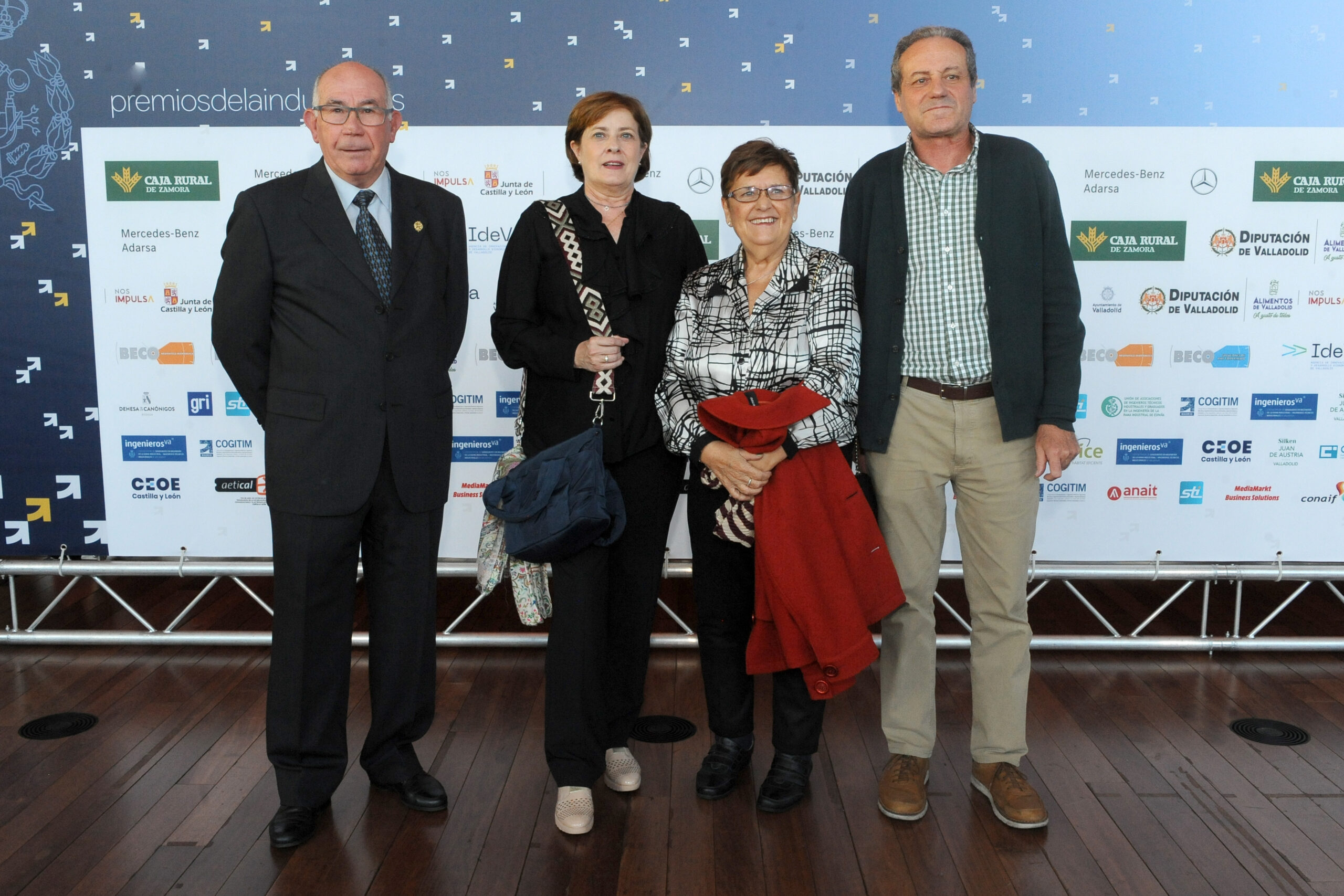 Alberto Bustos, colegiado de ingenierosVA, Ana Espinosa, Montserrat Martín y José Luis Álvarez