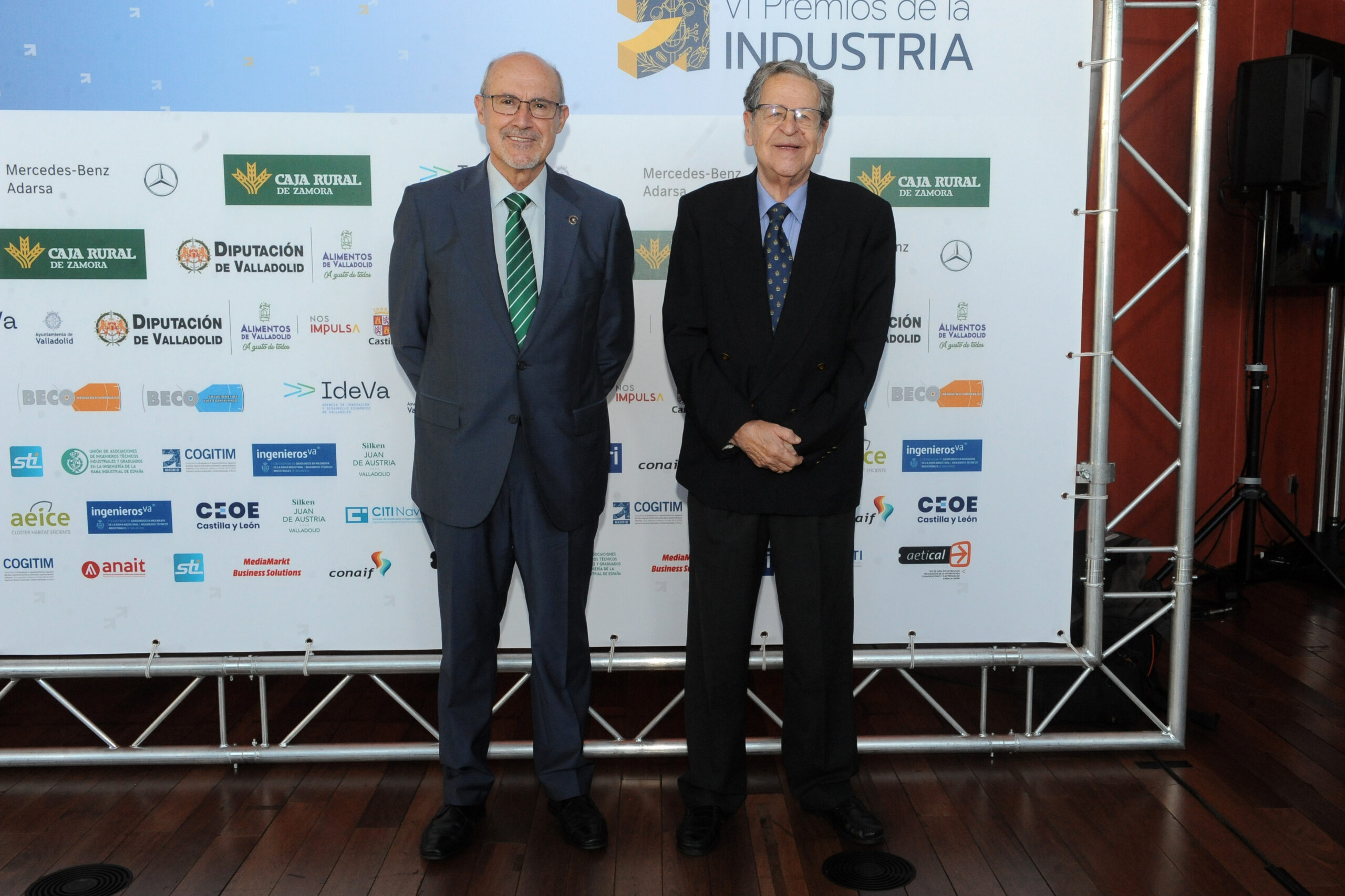 José Rebollo y Javier Arroyo, Vicepresidentes de la Asociación Española contra el cáncer de Valladolid