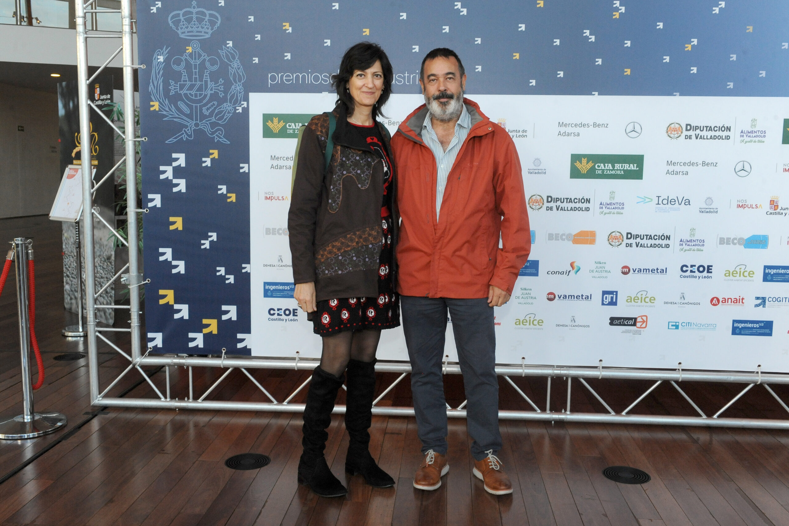 Eva Ricoy y Carlos Cuadrado, colegiado de ingenierosVA