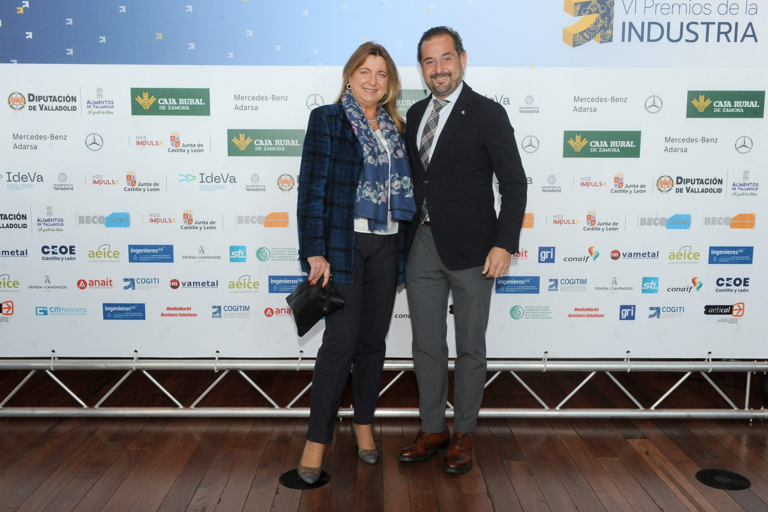 Ana Espinel, de AUDIOTEC e Iván Sanz, de Dehesa de los Canónigos