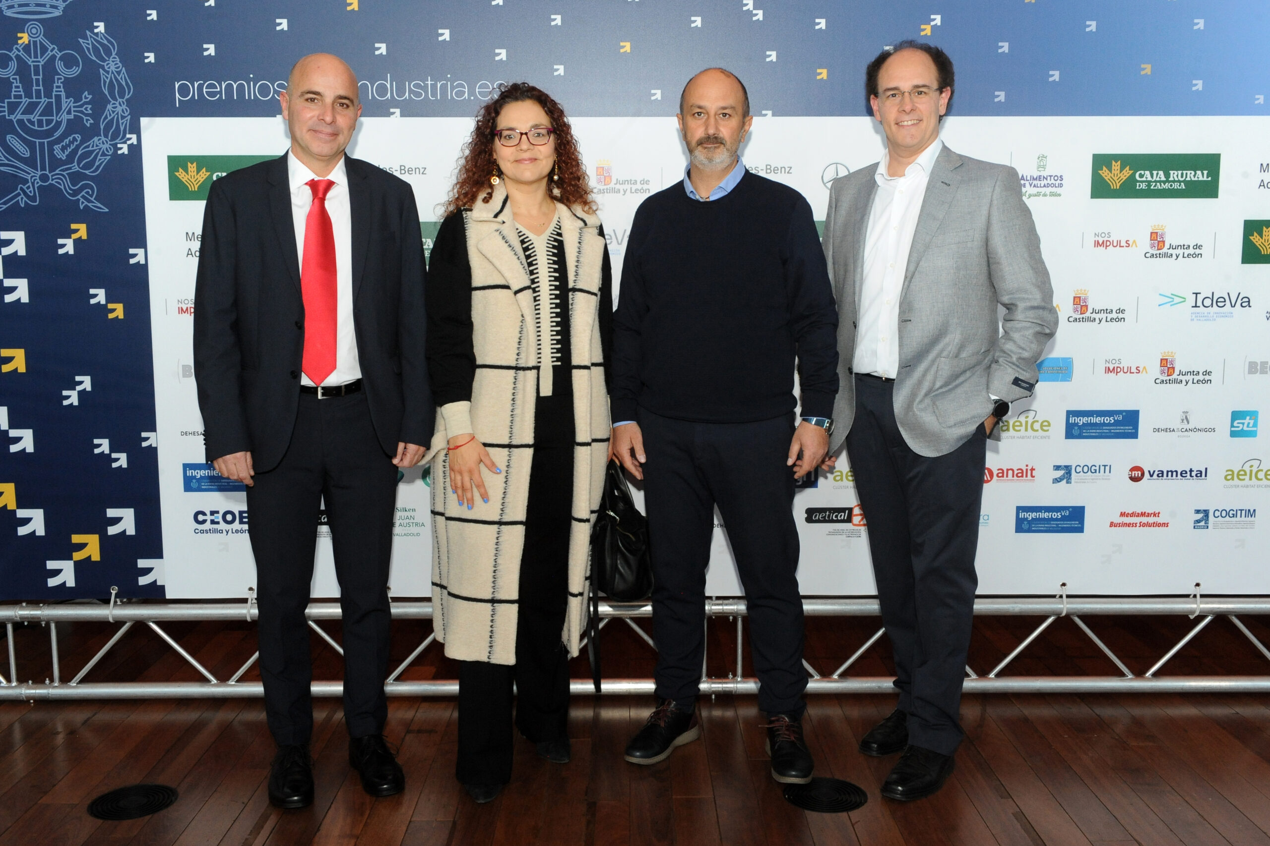 Félix Andrés, Carolina Becoechea, Javier del Pozo y Miguel Fernández, de BECO