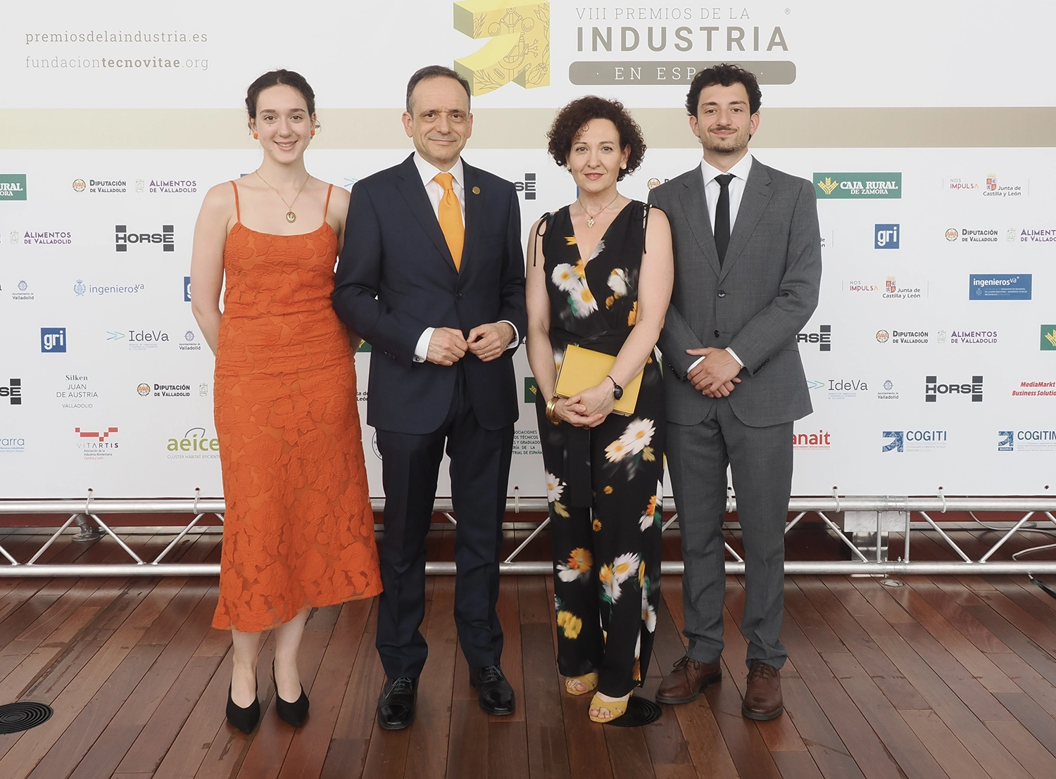 Paloma Escribano, F. Javier Escribano (director general de TecnoVitae), Mamen Torres y Javier Á. Escribano.