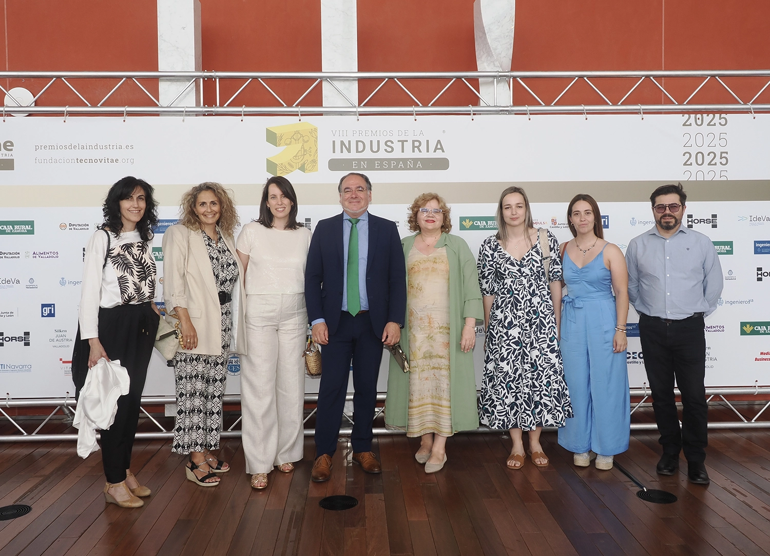 Lucía Rodríguez, Silvia Galán, Cristina Corbillón, Julio César Miguel, Verónica Serna, Paula Ruiz, Conchi Bellos y Óscar Serna, de Grupo CFI.