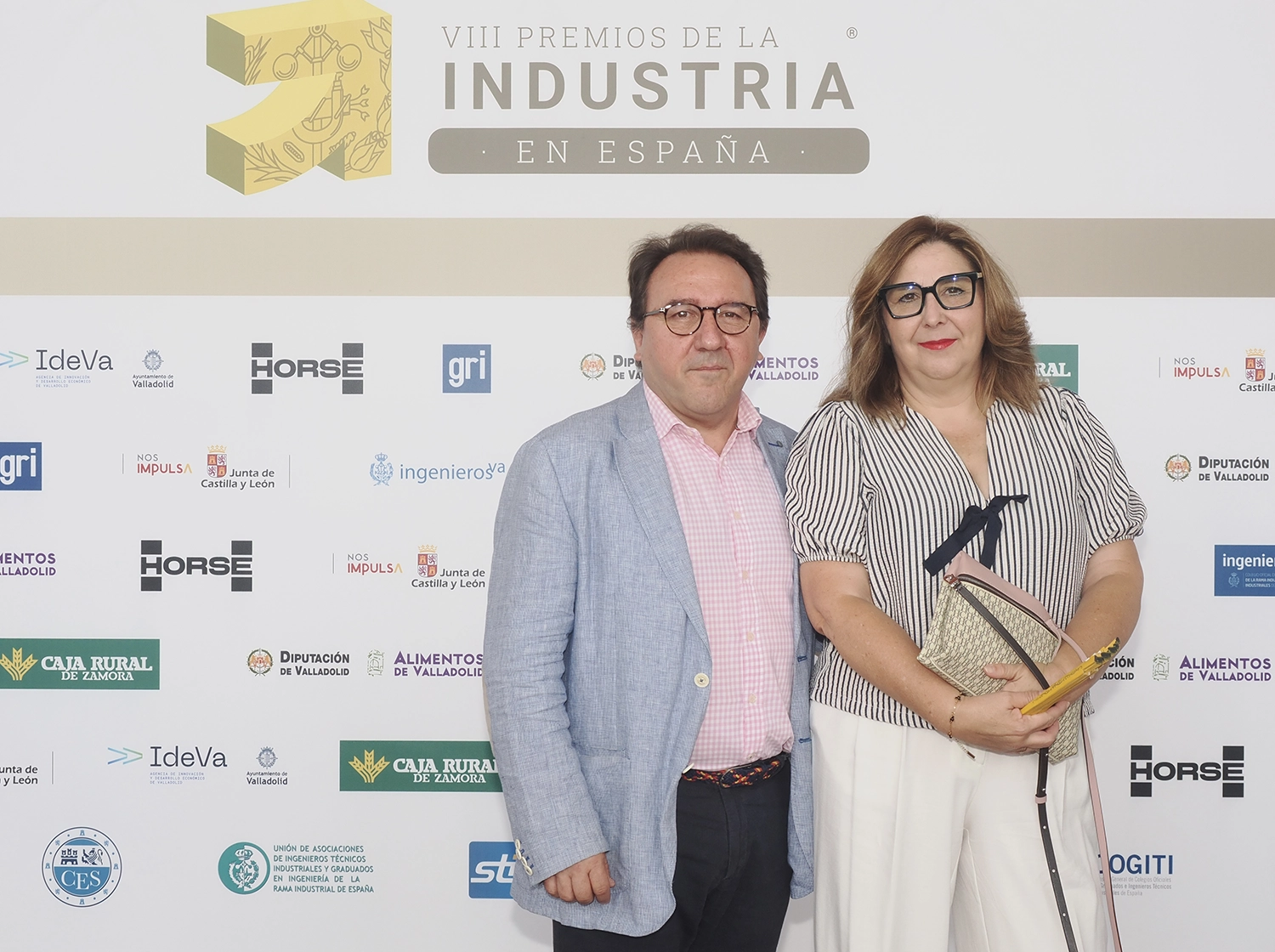 Francisco Javier Mozo Lorenzo, colegiado de ingenierosVA, y Rosa Recio.