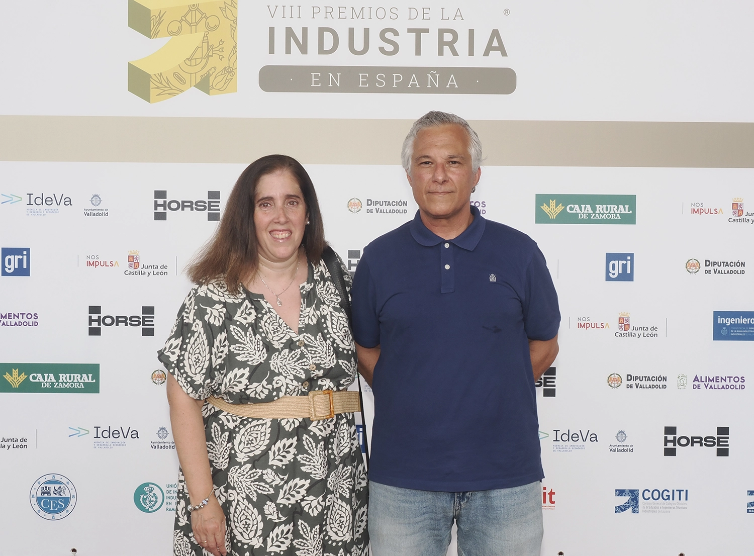 Laura García y Emiliano Cebrián, colegiado de ingenierosVA.