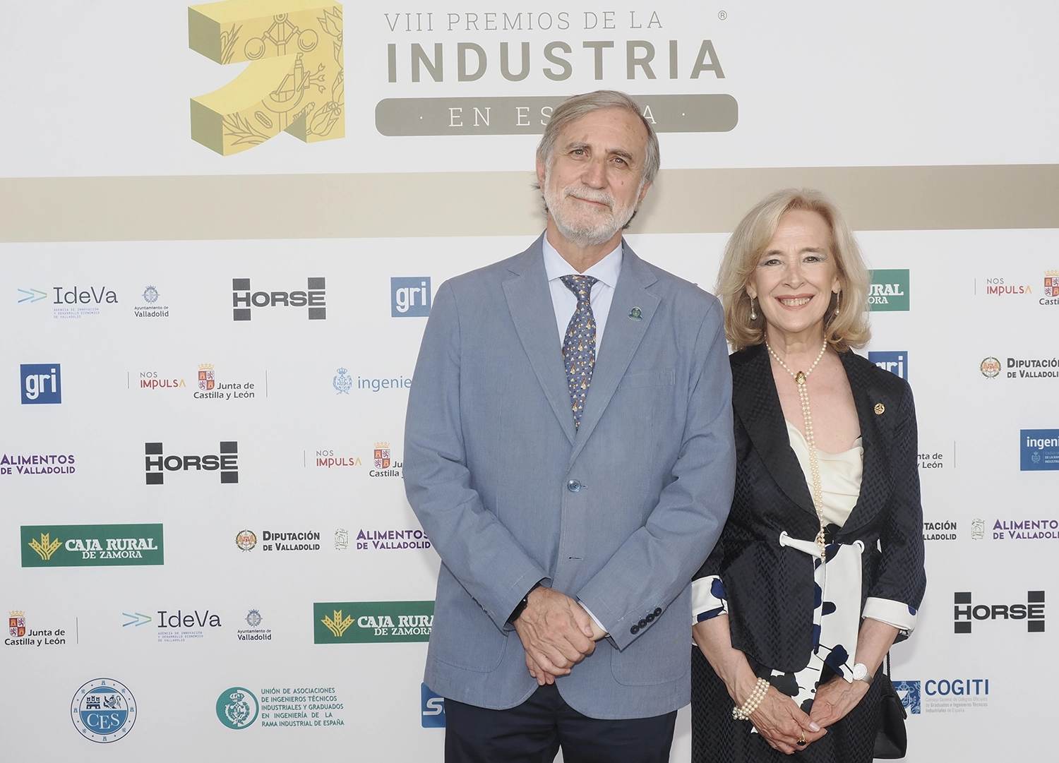 Óscar García, vicedecano de ingenierosVA, y Belén Lobo.