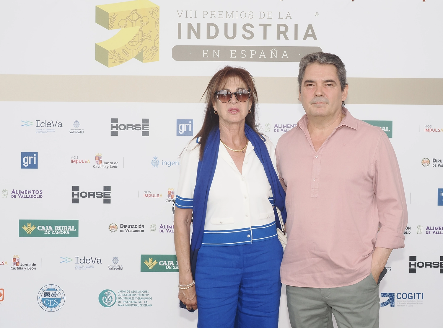 María del Carmen González y Luis Ángel Sancho, colegiado de ingenierosVA.