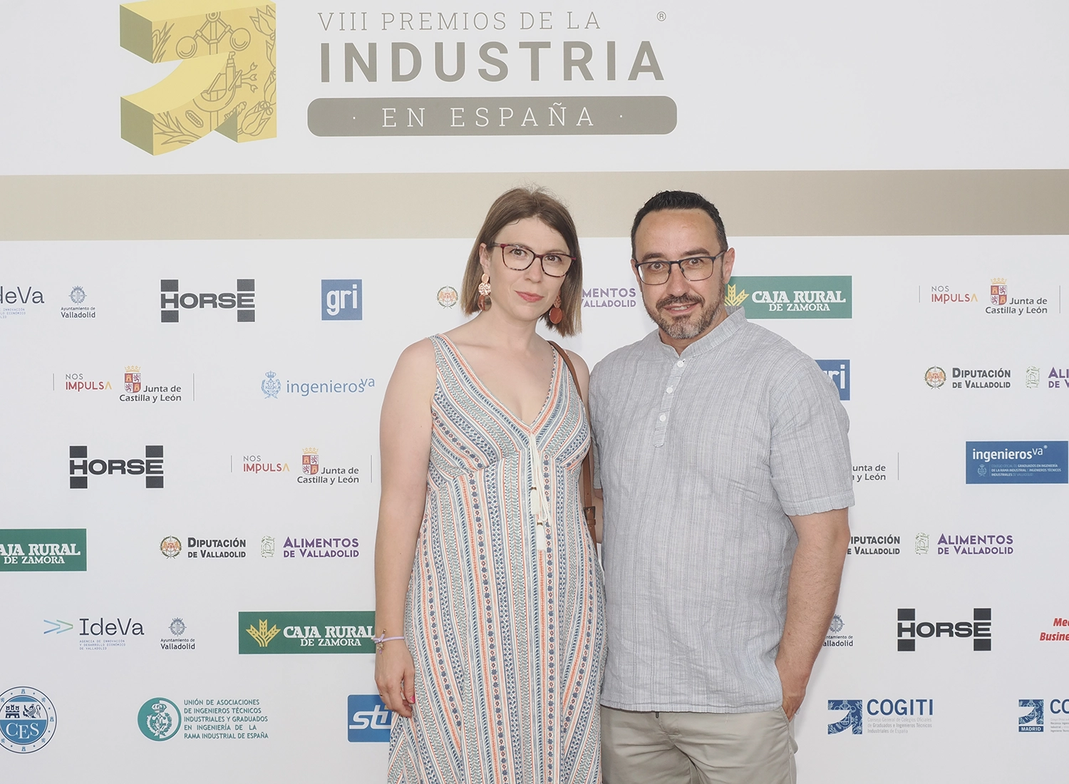 Sara García Sanz y Jesús Borrego Ramos, colegiado de ingenierosVA.