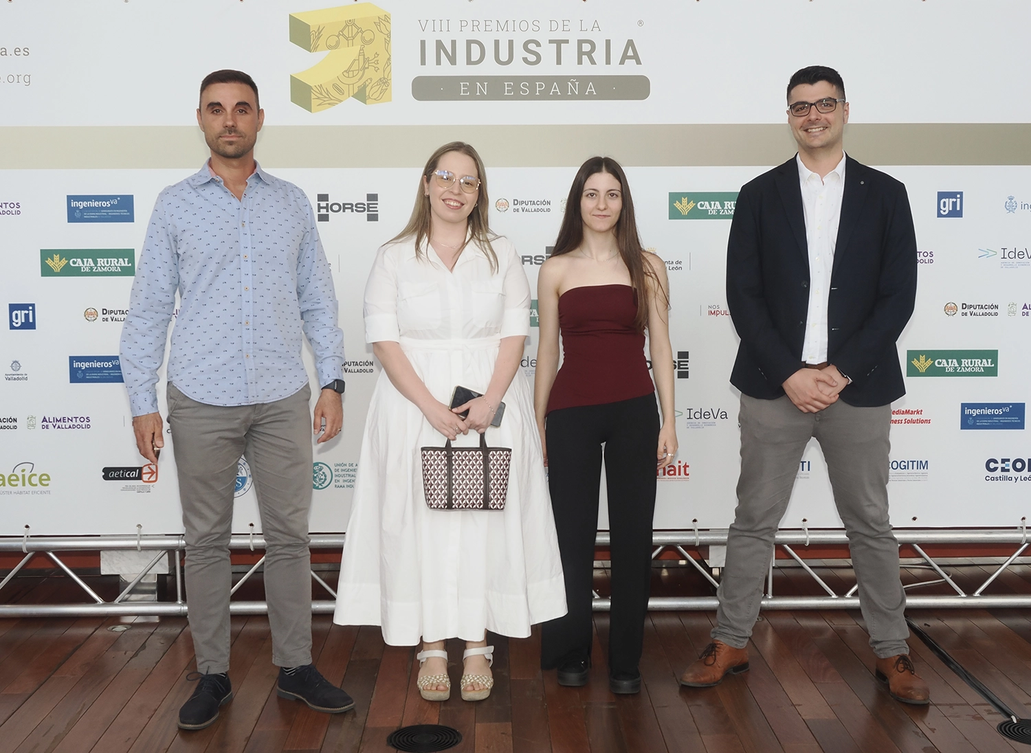 Sergio García, Sandra Rodríguez, Oiane Pastor y Alejandro Pedrosa, de Selección Digital.