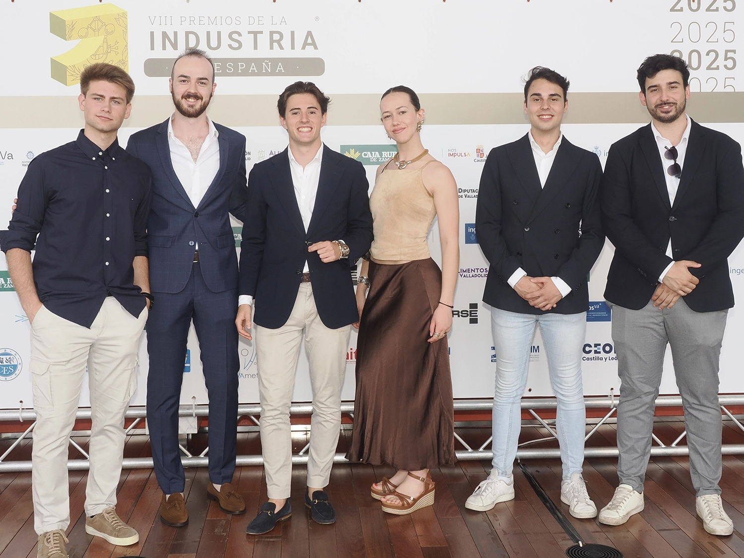 Luis Fernández Lanchares, Iza Martínez Martínez, Pablo Mirón Morón, Paula Fernández Garrido, Héctor Sáez González y Daniel Díaz Ruiz.